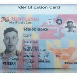 Maryland ID Card