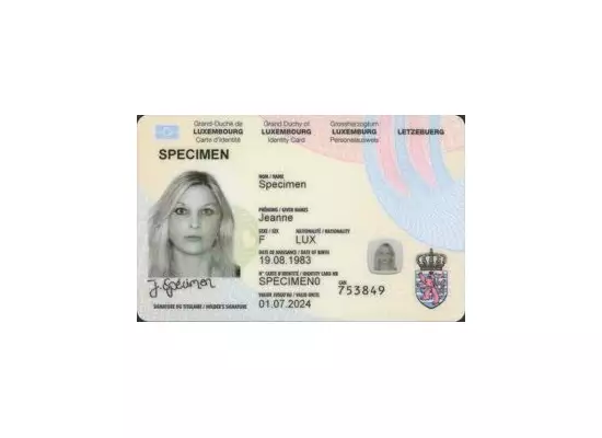 Buy ID Card of Luxembourg